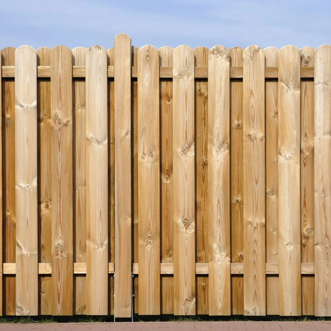 Wood privacy fence panels
